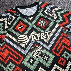 Nike Soccer Club América Third Men's Nike Pre-Match Soccer Top DC7585 Sz XL EUC